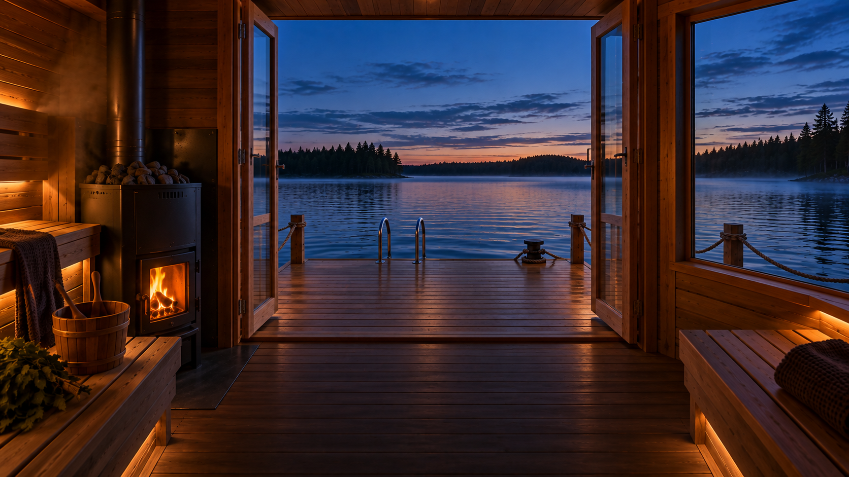 Sauna raft